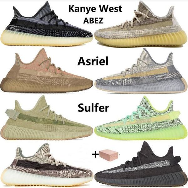 

with box cinder desert sage israfil marsh linen zyon earth tail light flax oreo 3m reflective kanye running shoes men women trainers 36-46