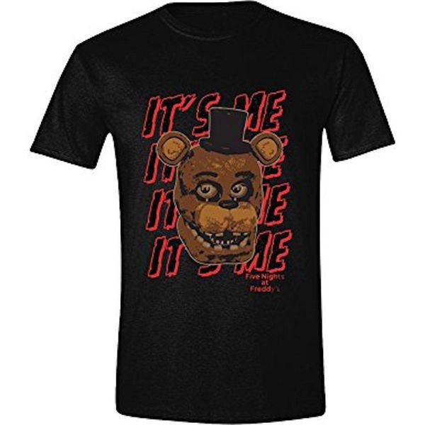 

five nights at freddy's fazbear it's me official mens print summer style tee 2018 fashion short sleeve hooded sweatshirt hoodie me