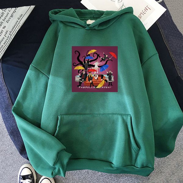 

the umbrella academy harajuku hoodies graphic hoodie men spring autumn oversized hoody sweatshirts anime hooded couple c c0127, Black