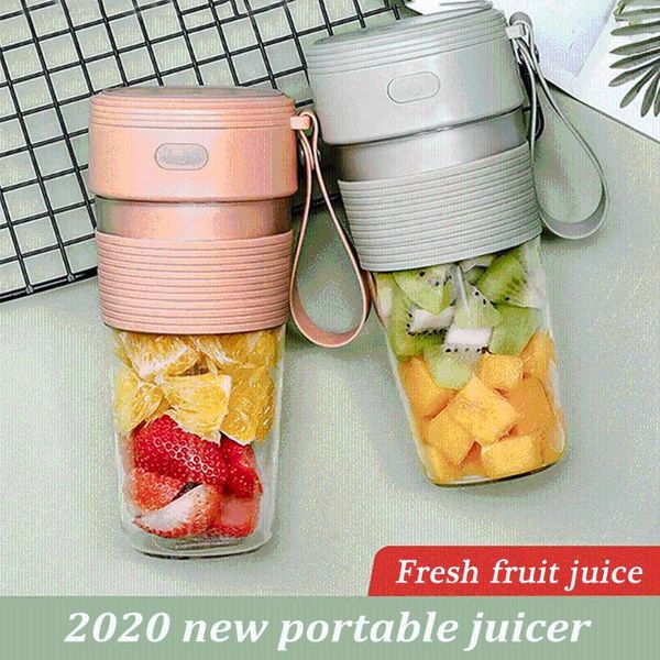 

juicers portable blender usb mini juicer household rechargeable kitchen double power charging orange squeezer