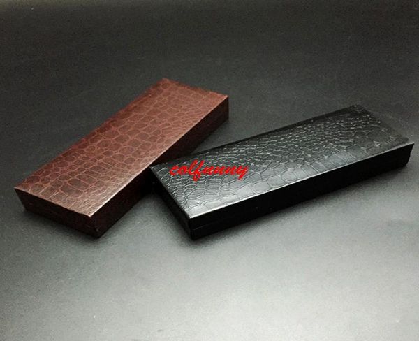 

gift wrap 50pcs vintage pu leather pencil box fountain pen cases cover business promotion souvenirs package f052201