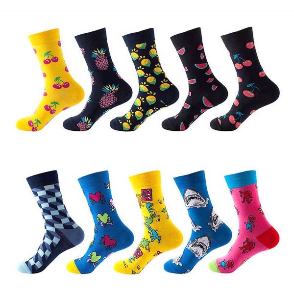 

twelve sports socks mens womens lovers fashion print cotton basketball tennis running skateboarding football 5 piece cheap, Black