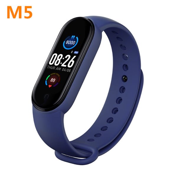 

m5 bracelet watches bluetooth sport fitness tracker pressure heart rate monitor waterproof women men wristwatch smart band
