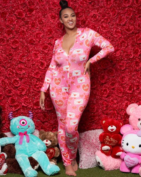 

european and american women's fashion home wear long sleeve trousers pajamas jumpsuit, Black;white