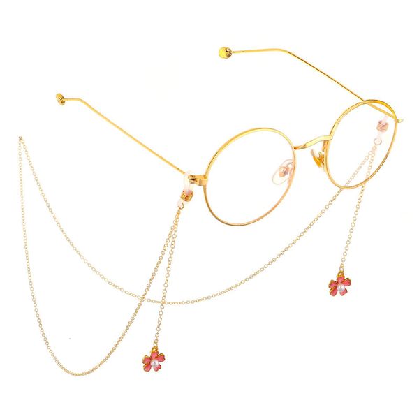 

gold color flower charm sunglasses chain lanyard neck strap eyeglasses chain glasses holder gold color h jlliln