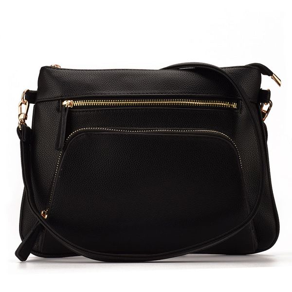 

jiaruo casual small women leather crossbody bag purses slim messenger shoulder bag thin handbag with front pocket multi-pocket