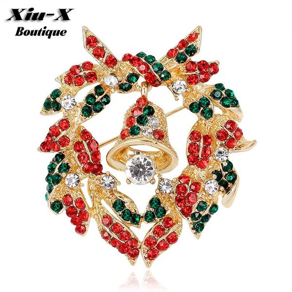 

рождественские украшения броши для женщин девушки рождественского венка звезда pins значки брошь рождественских подарков для девочек для мал