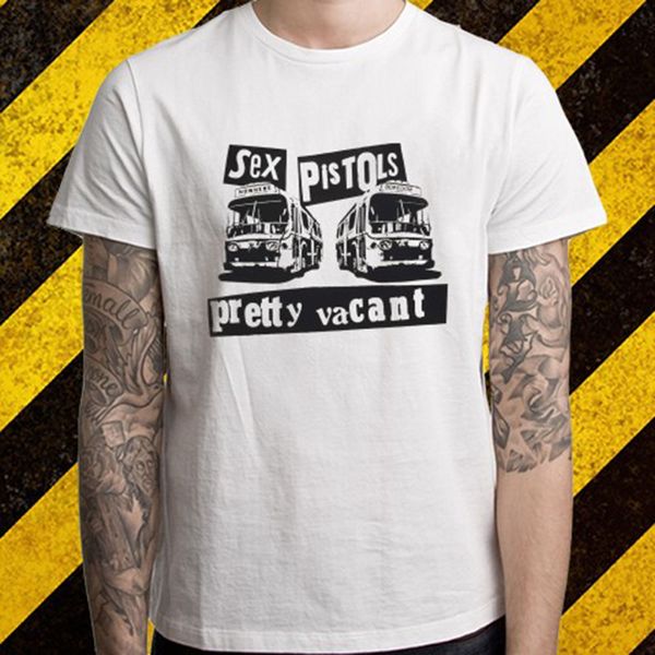 

new pistol pretty vacant white t shirt size s to 2xl new pure short sleeves hip hop fashion t shirt sport hooded sweatshirt hoodie
