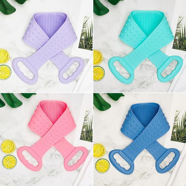 

кожа трение скруббер назад силикон для удаления ванна артефакт купание массажер mud body head dead полотенце bbytod packing2010