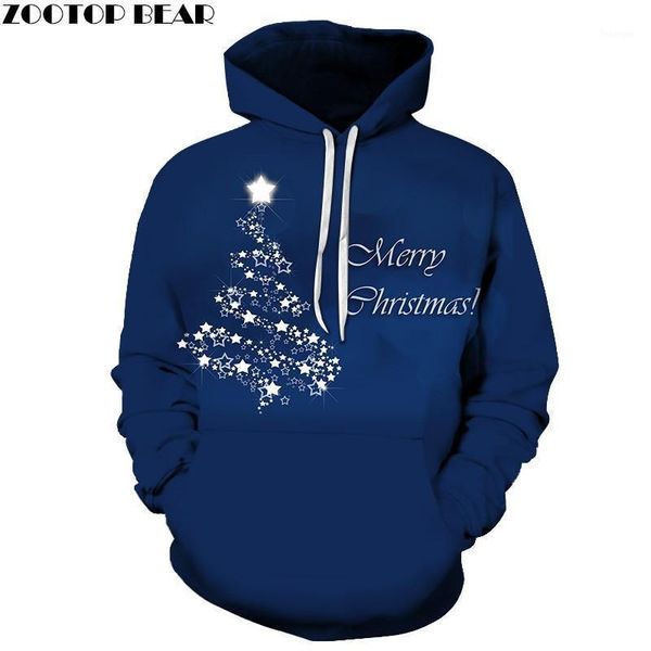 

brand casual fashion 3d printed hoodies sweatshirt men christmas hoodies happy man tracksuit coat1, Black