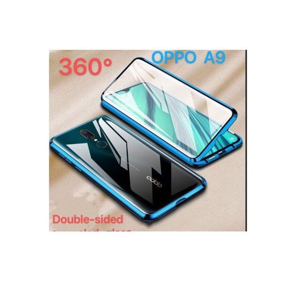 

360 double side tempered glass magnetic case for oppo realme 6i 5i 6 5 pro c3 xt reno 2 qylgwa