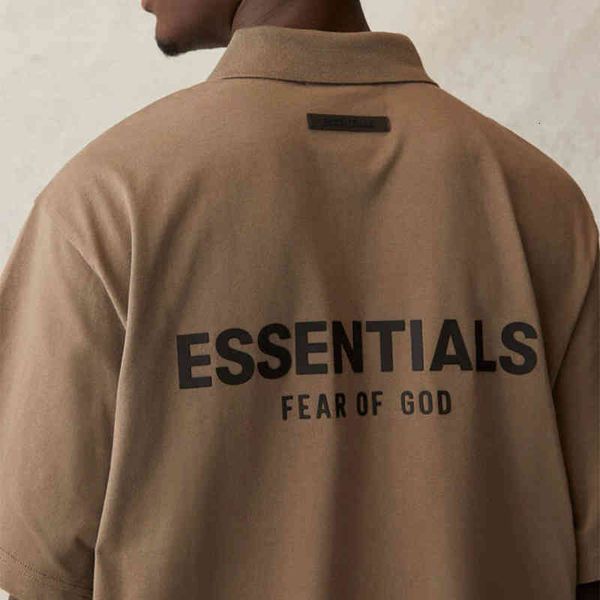 

Men's T-Shirts 21SS Back Silicon Polos Casual Oversize Cotton Jersey Polo T shirts Men Women Hip Hop Streetwear MG210046 F3NA, White;black