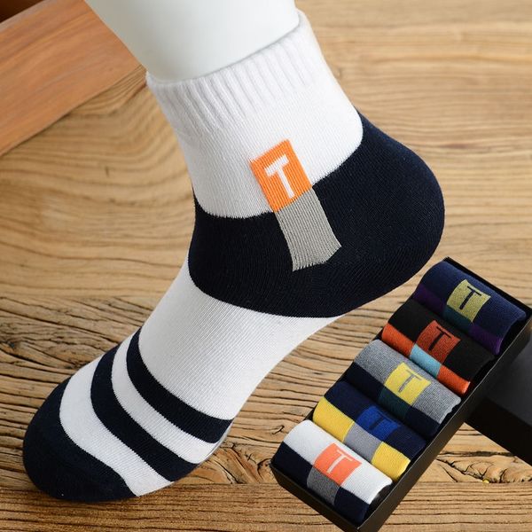 

men's summer breathable tube polyester medium sockscotton socks medium sockscotton socks can be made of various raw materials jusvv, Black