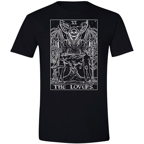 

grim reaper gothic halloween tarot card the lovers valentines day gift for youth middle age the elder sport hooded sweatshirt hoodie t shirt