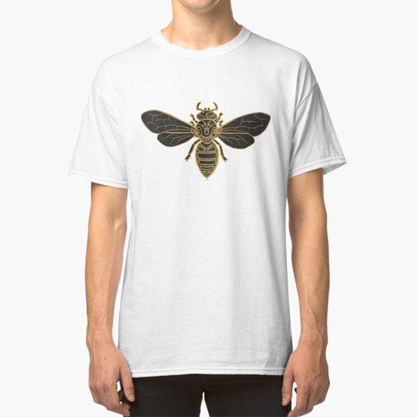 

mandala bees t - shirt bee insect buzz flower spring nature season gold black yellow sport hooded sweatshirt hoodie
