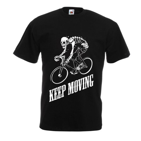 

новые мужские мужские футболки keep moving, одежда, biker футболки, велосипедисты одежда tee shirt спорт толстовка с капюшоном толстовка