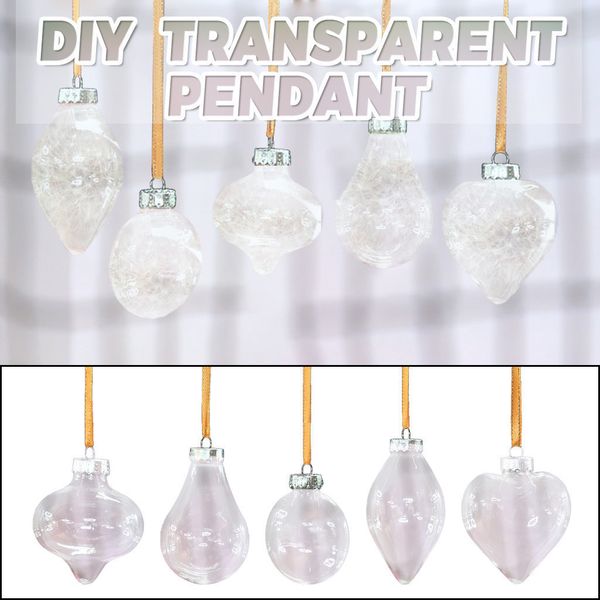 

transparent christmas diy festival pendant decoration gift hollow ball sep 16th