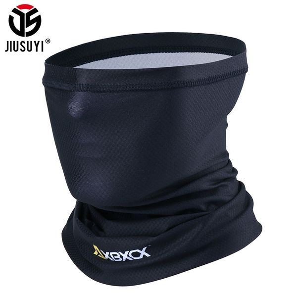 

breathable neck gaiter elastic bandana tube scarves ear snood headwear head shield half face mask bicycle headband women men t200429, Blue;gray