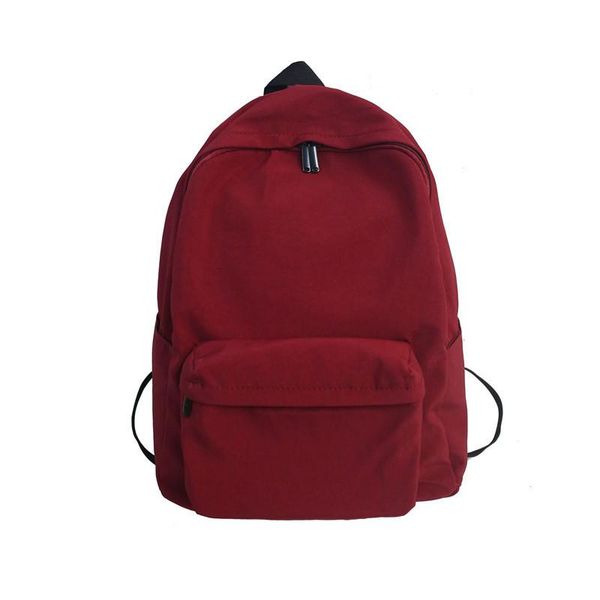 

backpack waterproof nylon women men japan style solid backpacks mochila feminina mujer travel bag teenage girls schoolbag