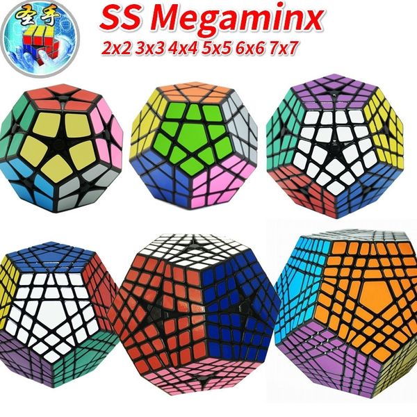 

shengshou magic cube puzzle sengso mega cube 2x2 3x3 4x4 5x5 6x6 7x7 dodecahedron megaminxeds masterkilomin yeselite kilominx y200428