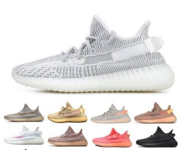 

gid glow antlia static black true form clay qaulity mens running shoes kanye west v2 womens athletics sneakers