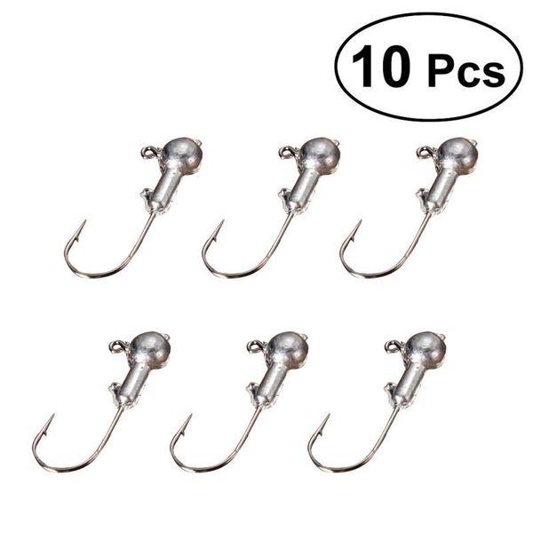 

sharp extra point 10g steel carbon tackle hooks 10pcs circle set fishing offset high bbyofr lipper