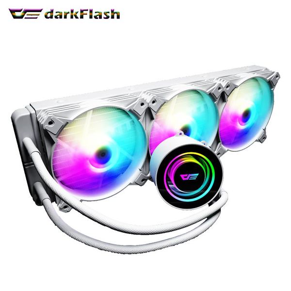 

darkflash pc case water cooler computer cpu fan water cooling radiator integrated liquid cooling intel lga 2011/1155/am3/am4 amd