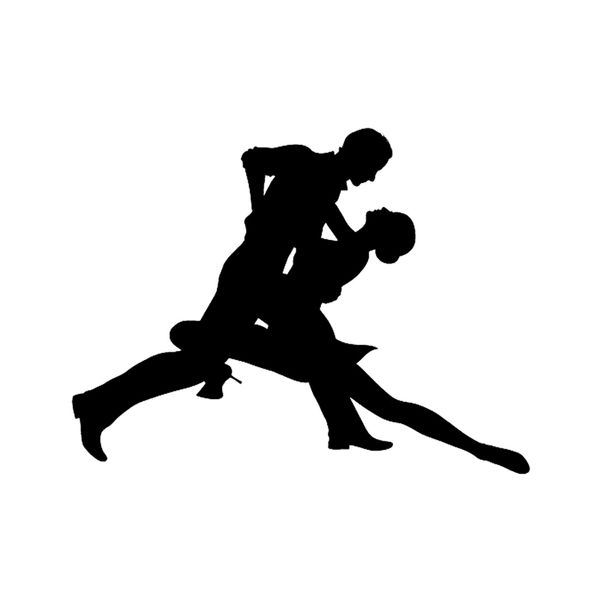 

13.7*10.3 gymnastics dance girl car sticker vinyl silhouette extreme movement c16-2133