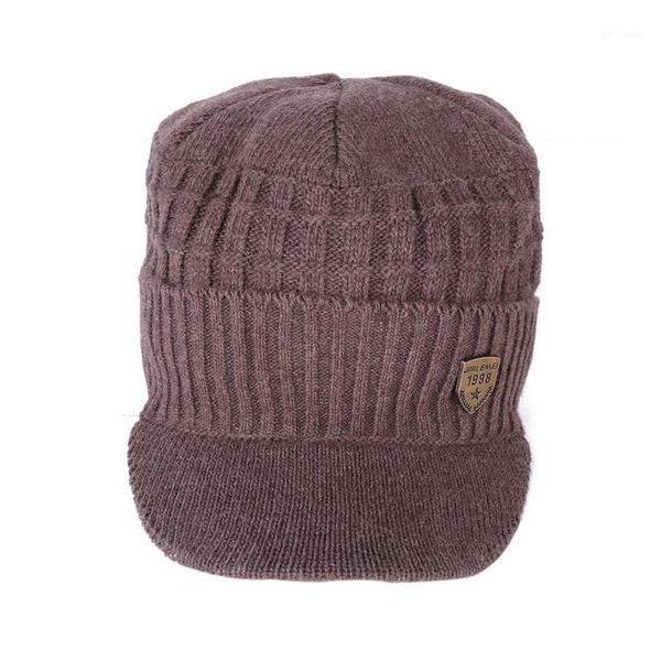 

cycling caps & masks 2021 brand winter knitted hat beanie men women warm casual balaclava thick skullies ski scarf outdoor sports1, Black