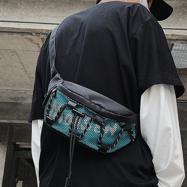 

tidog спорт плеча прохладный корейский стиль crossbody chest сумка
