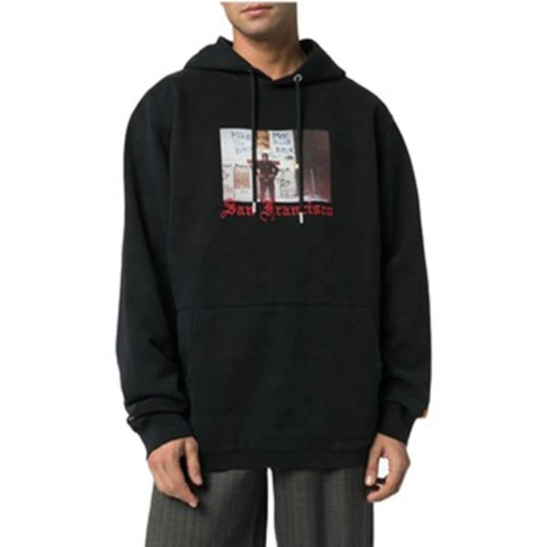 

sublimation sweatshirt mens sport oversized pullover hoodie, Black