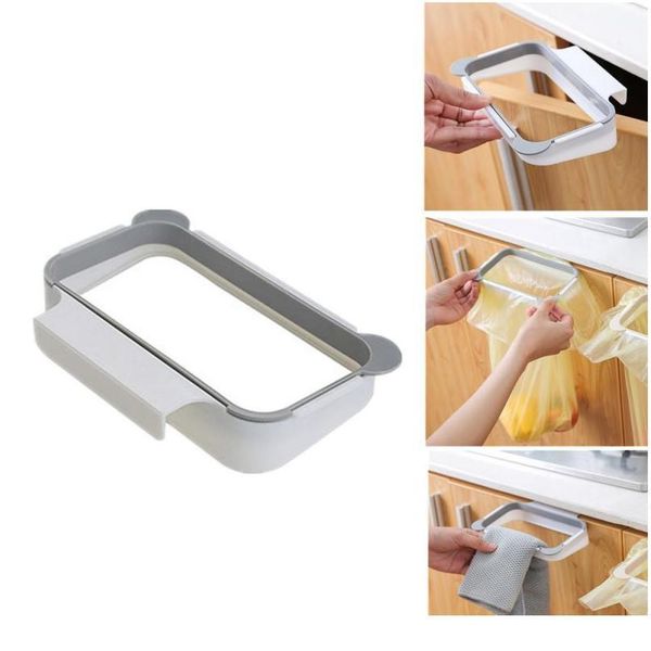 

garbage bag holder hanging trash bag kitchen cupboard stand trash storage rack cabinet portable gadgets tools drop bbyjul