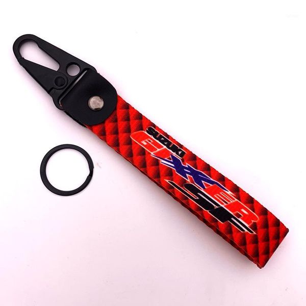 

gixxer sf motorcycle car key ring ribbon hanging buckle metal buckle personality cool practical ornaments1, Silver