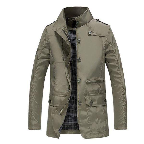 

men fashion clothing trends czzadora bomber thin fat plus size jacket 5xl men's casual stand collar mens coat, Black;brown