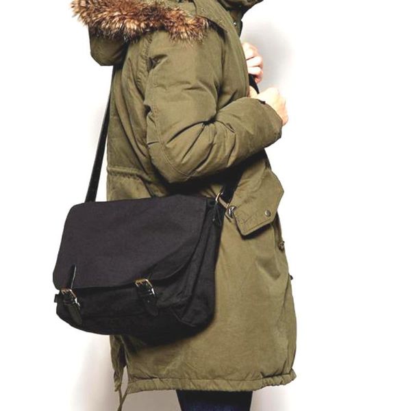 

cross body fashion women's casual shoulder messenger bag canvas business crossbody bags for women can store personal belongings