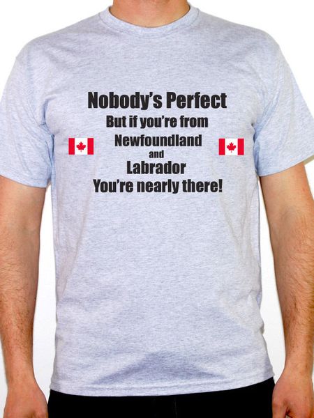 

sport 2019 summer brand casual 100% cotton new foundland and labrador - canada / canadian themed men's t-shirt p tee shirts