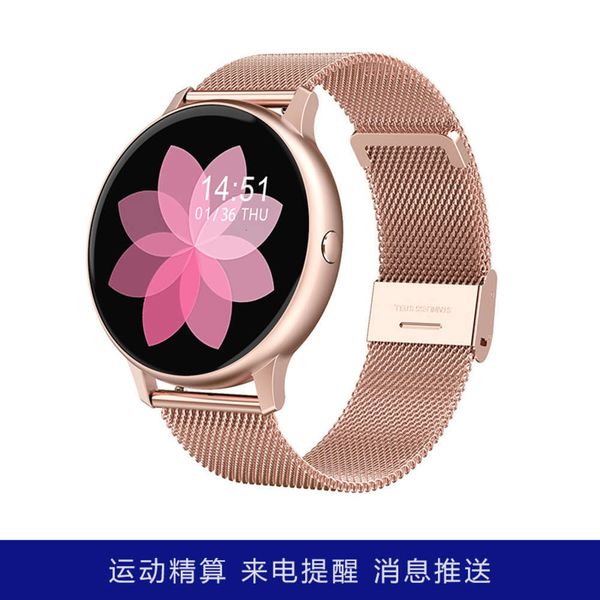 

women's msage push heart rate prsure blood oxygen ip68 waterproof touch screen bluetooth smart watch for womenbgt