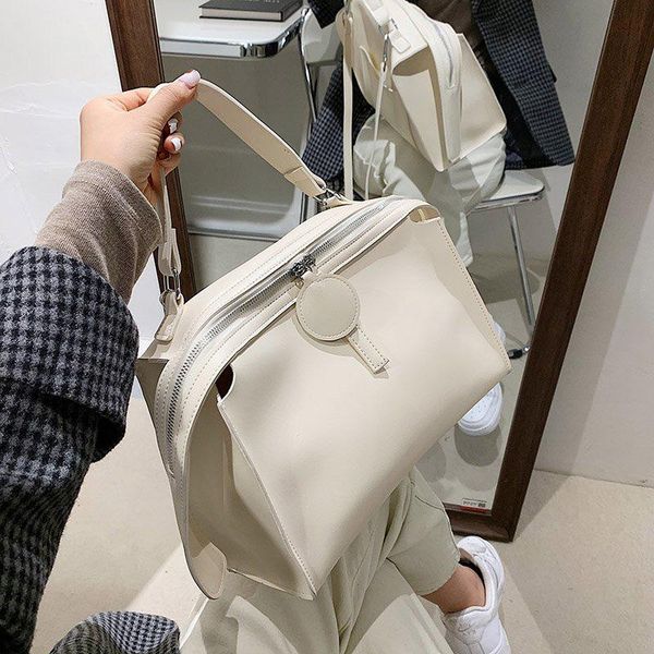 

cross body large capacity pu leather handbags fashion designer trend ladies shoulder bags casual travel women's crossbody solid color