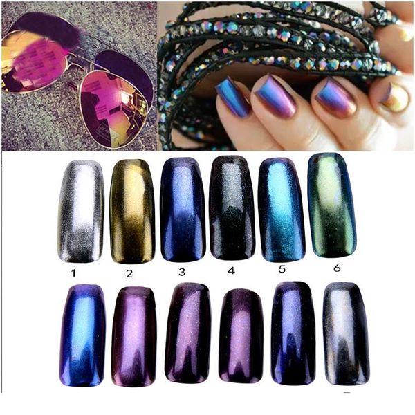 

mirror nail glitter pigment powder 1g gold blue purple dust manicure nail gel polish chrome powder dec jllmjg