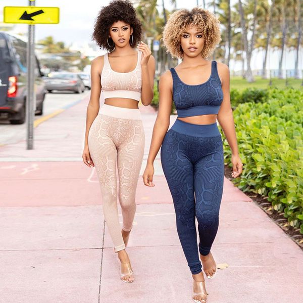 

salspor gym sports sets women fitness prints slim yoga bra push up leggings workout running bodybuilding althetic tracksuit c0123, Gray