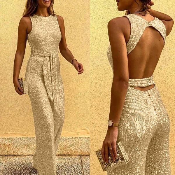 

fashion women summer rompers womens jumpsuit long elegant zipper pockets sleeveless adjusted strap high waist fashion summer, Black;white