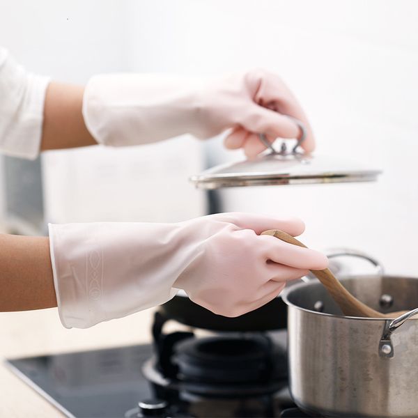 

waterproof thin clean 3t kitchen durable latex clothes rubber washing dishes cleaning gloves