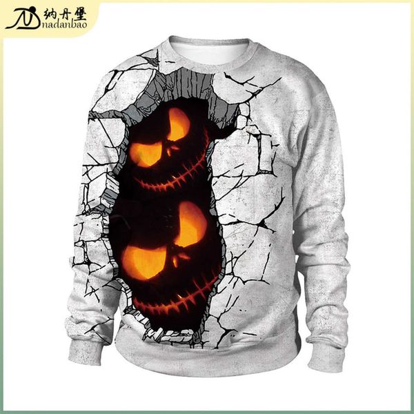 

printed sweater for all hallows night party drs wb102-005, Black