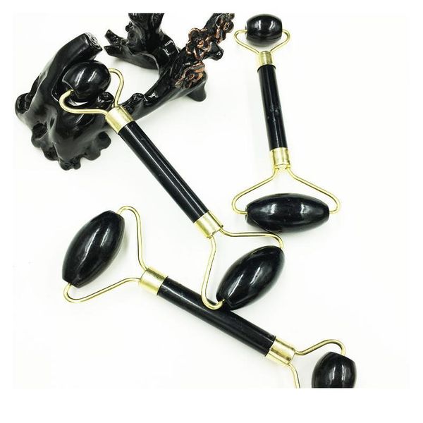 

fashion natural jade beauty facial massage double heads jade roller eye face lift relax slimming tools health care neck jllnrs