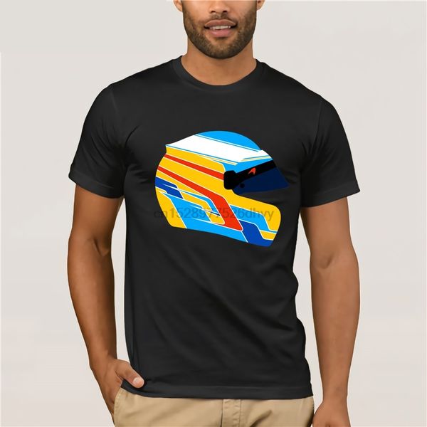 

fashion graphic tees fernando alonso helmet illustration car racinger t shirt new men t-shirt sport hooded sweatshirt hoodie