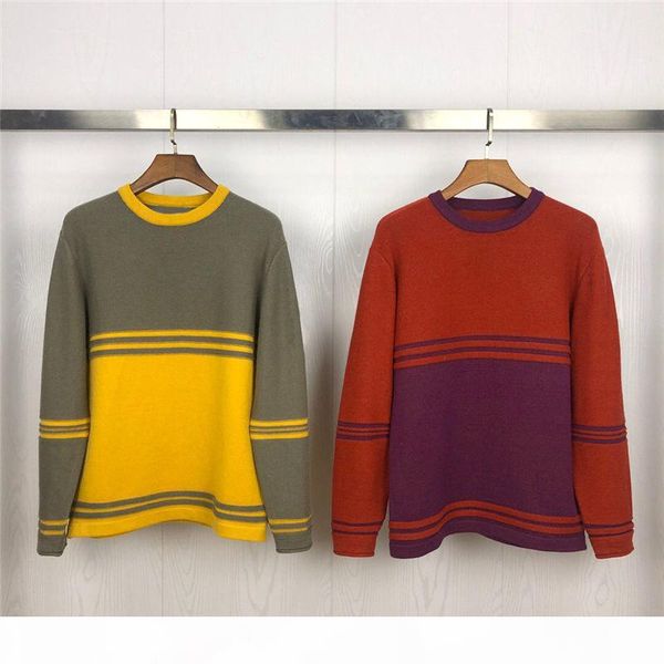 

20ss men sweaters fashion men women sweater pullover long sleeve couple knitted sweaters size -xxl, White;black