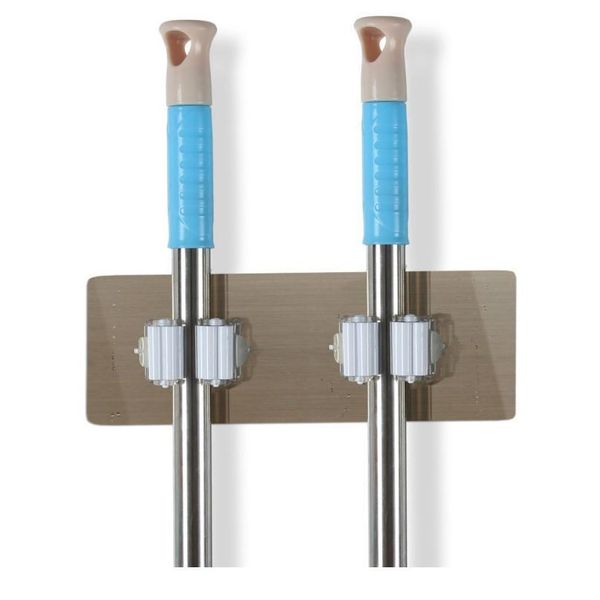 

wall mounted mop organizer holder brush broom hanger storage rack kitchen tool wall housekeeper accessory hanging pi bbywjj