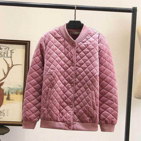 

woman winter coats plus size single breasted full sleeve soft velour parka jacket women women's coat1, Black