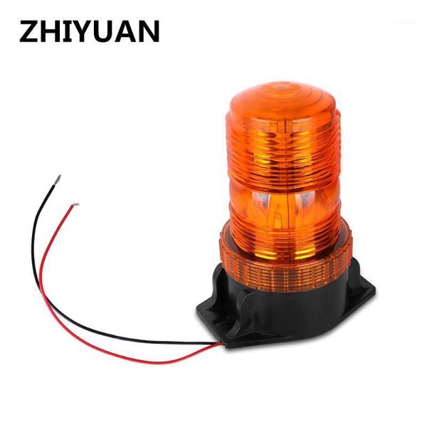

traffic light 6w amber beacon 12v led strobe lights rotary flashing lamp school bus emergency vehicle lighting rotating1