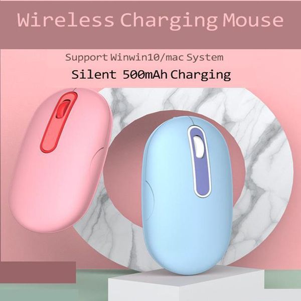 

mice seenda 2.4ghz wireless mouse rechargeable silent girl mini ergonomic for lappc